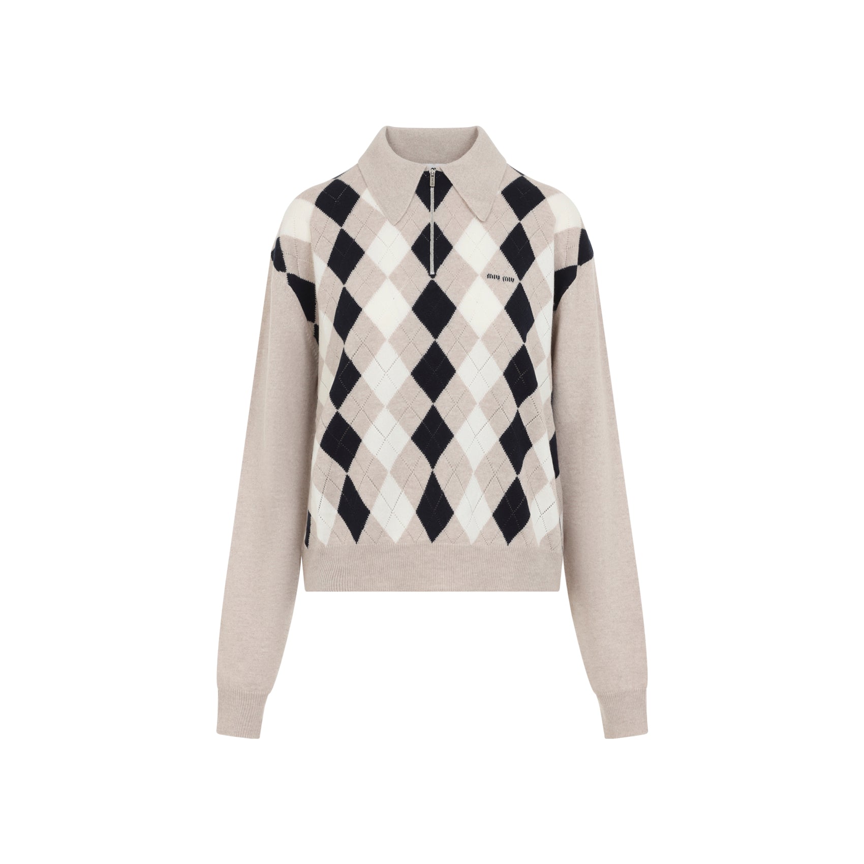 Miu Miu WOMEN CLOTHING - Nude & Neutrals | aebddc00fc41c410cf44e6ff5ca3b494a2ad4b8f