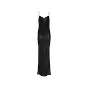 Saint Laurent Satin Long Dress