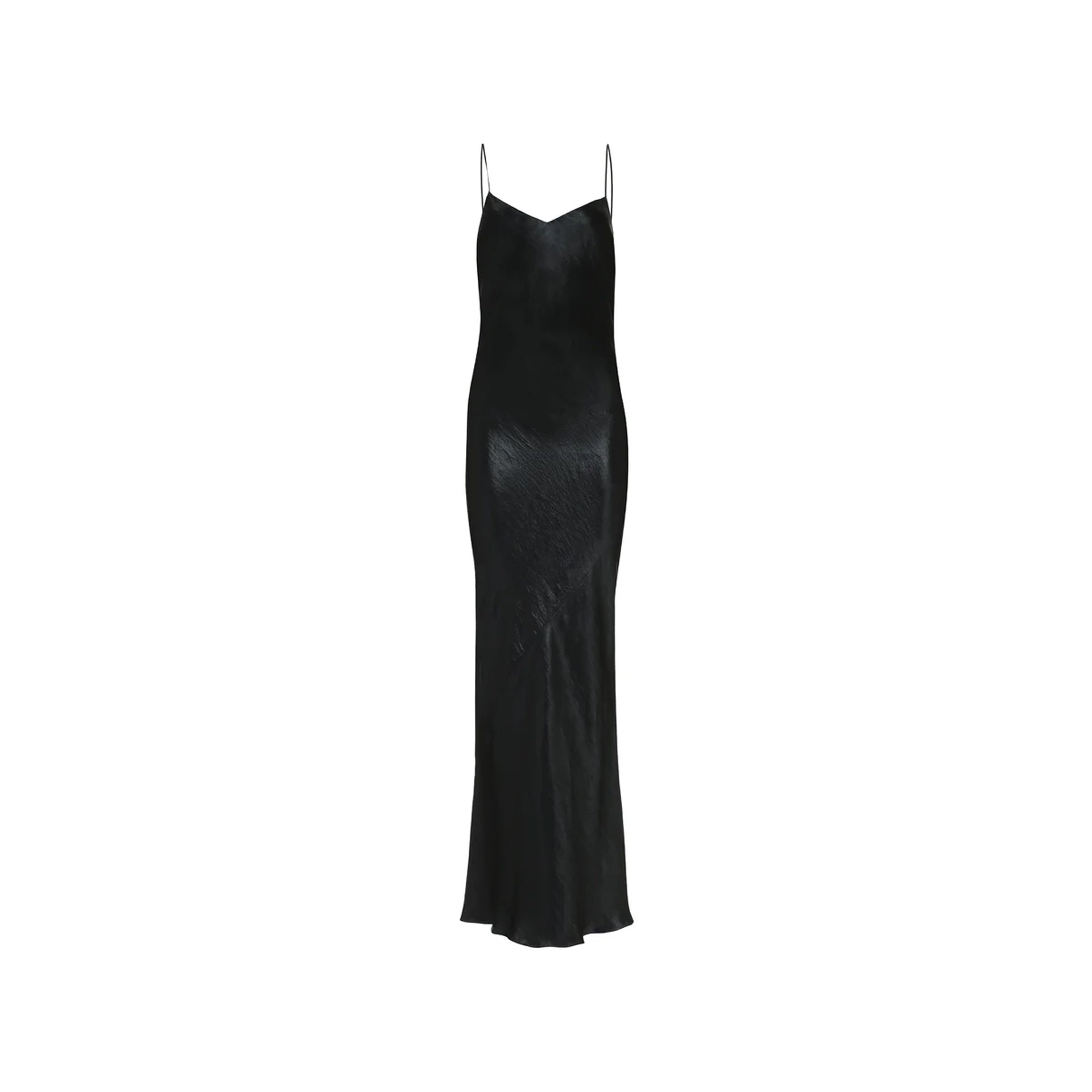 Saint Laurent Satin Long Dress