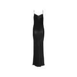 Saint Laurent Satin Long Dress