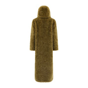 HERNO CURLY FAUX FUR Coat