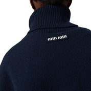 Miu Miu Wool-Cashmere Rollneck Sweater